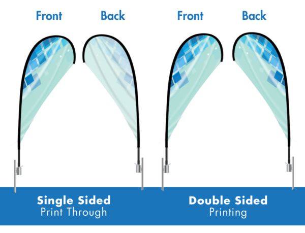 Teardrop Flag (X-Large) Double Side - Image 2