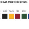 Table Runner + Solid Color Throw Combo - Image 2