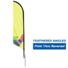 Feather Angled Flag (Medium) 10.5 ft - Image 3