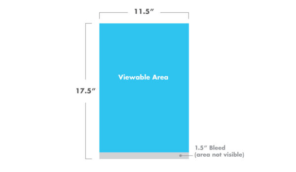 Table Top Banner Stand 11.5"x17.5" - Image 4