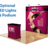 8ft Straight Velcro Fabric Pop Up Display - Image 7