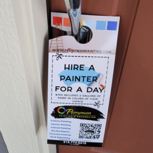 perryman_house_painting_door_hanger_on_the_font_door_roseville_california