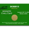 100 Scratch Off Business Cards
